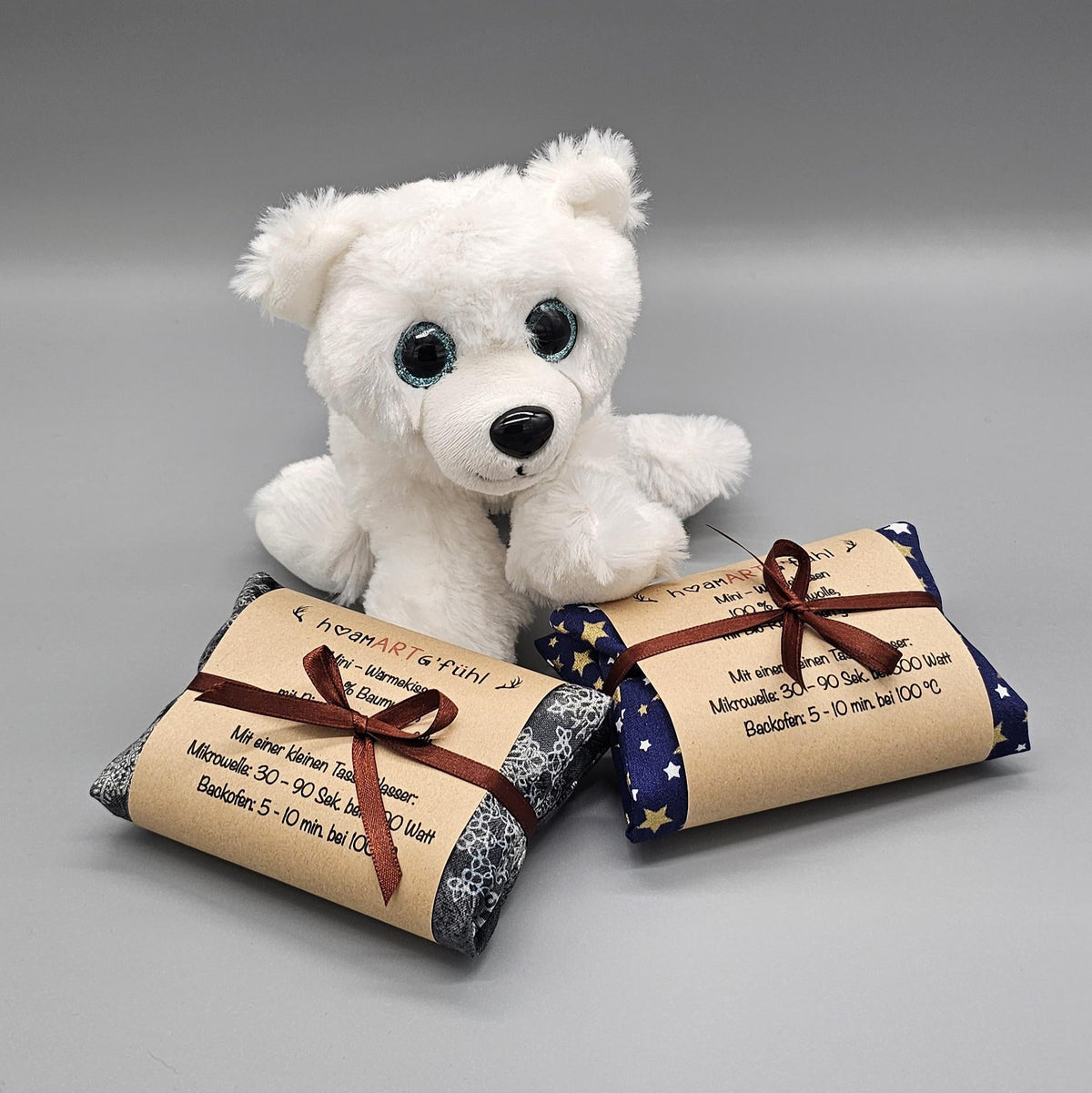 WÄRMEKISSEN Doppelpack XL Handwärmer Taschenwärmer Körnerkissen Bio Rapskissen Wichtelgeschenk Weihnachten Nikolaus Kleinigkeit